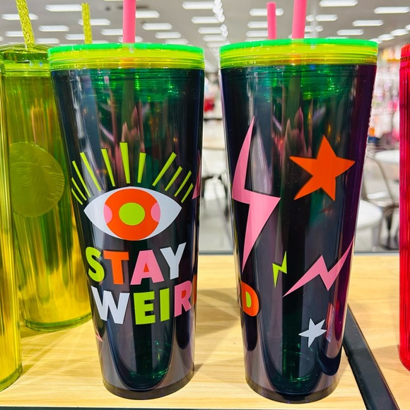 Starbucks Stay Weird Back to School Cup Tumbler Venti 24oz 2023 Target Exclusive - Picture 9 of 11